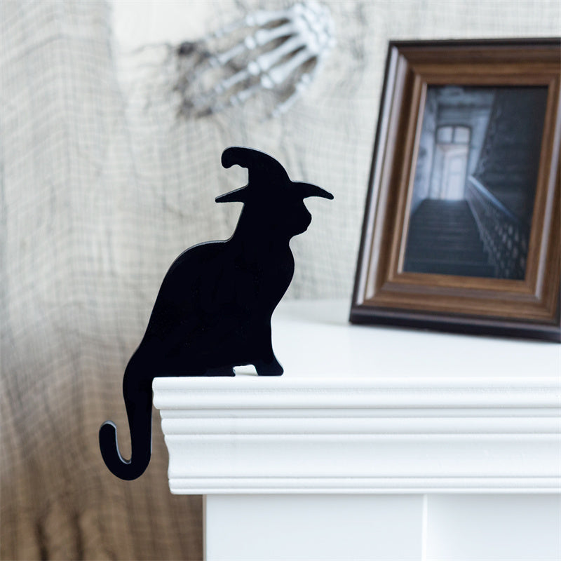 PVC Cat Witch Home Decor