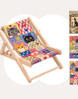 Foldable Cat Lounge Chair With Scratching Surface
