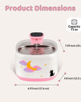 71oz Moonlight Wireless Smart Water Fountain