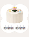 42oz Tulip Garden Cat Water Fountain
