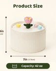 42oz Tulip Garden Cat Water Fountain