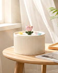 42oz Tulip Garden Cat Water Fountain