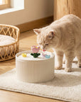 42oz Tulip Garden Cat Water Fountain