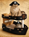 Pirate Ship Cat Bed