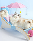 Summer Beach Lounge Cat Bed