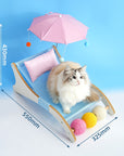 Summer Beach Lounge Cat Bed