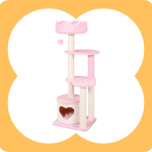Lovely Heart Cat Tree