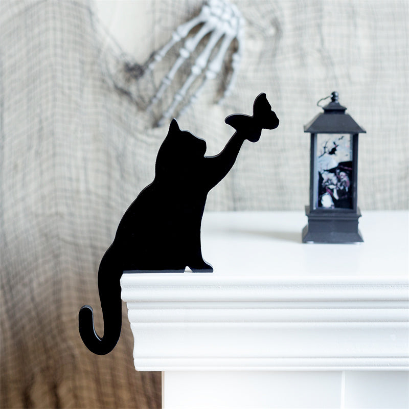 PVC Cat Witch Home Decor