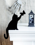 PVC Cat Witch Home Decor