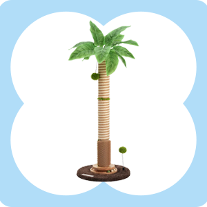 Coconut Palm Cat Scratching Post