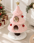 47.2" Decorative Vertical Christmas Tree-Style Cat Tree