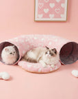 Sweetheart Snuggle Cat Tunnel Bed