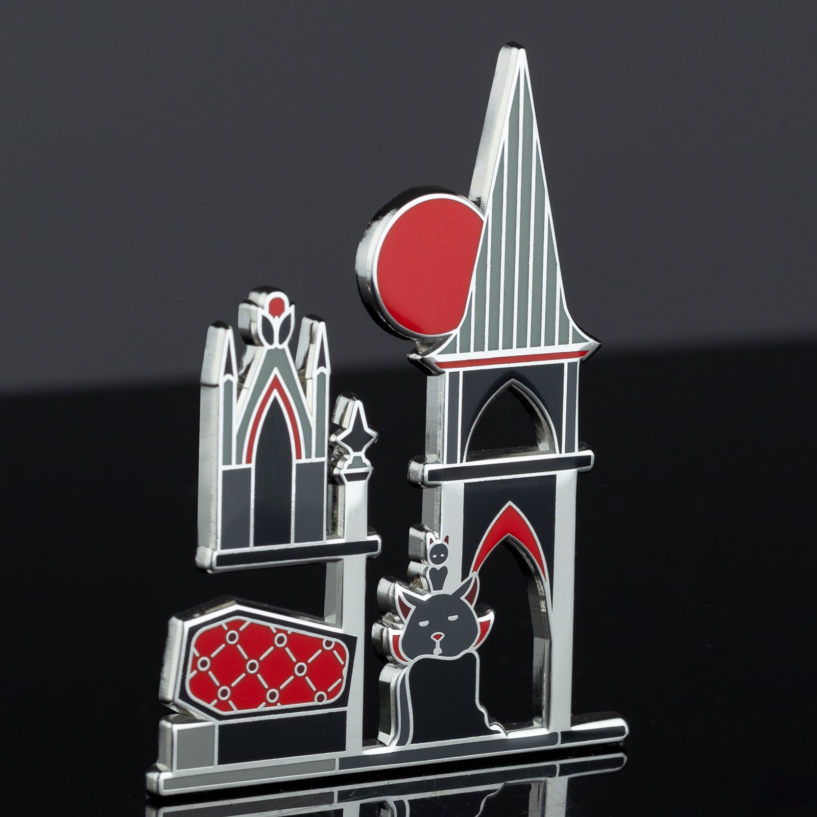 Gothic - Metal Enameled Pin