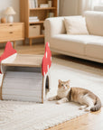 Mushroom Loft – Cat Bed & Scratcher Combo