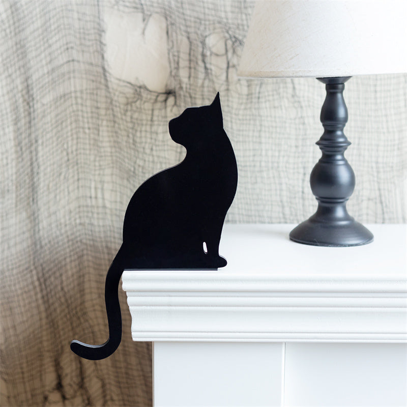 PVC Cat Witch Home Decor