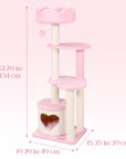 Lovely Heart Cat Tree