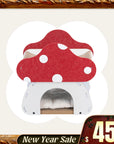Mushroom Loft – Cat Bed & Scratcher Combo