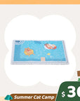 Summer Pool Cat Litter Mat