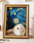 Reinforced Retro Art Cat Scratcher House