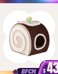Choco Swiss Roll Cat Cave