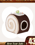 Choco Swiss Roll Cat Cave
