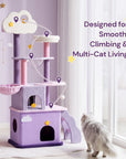 70 inch Moonlight Palace Cat Tree smooth climbing route
