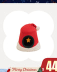 Christmas Santa Hat Cat Bed
