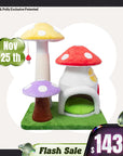 Magic Mushroom Cat Tree