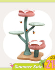 Yellow Tulip Cat Tree