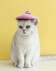 Stylish Floral Cat Beret