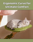 35.4" Blossom Wonder Solid Wood Cat Tree