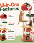 71" Fruit World Multi-Cat Tree