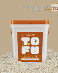 Plant-Based Tofu Litter with Triple Natural Deodorizers