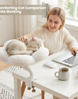 Cozy Flower Desk Cat Bed