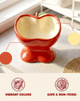 9oz Apple Bliss Elevated Cat Bowl