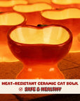 9oz Apple Bliss Elevated Cat Bowl