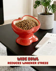 9oz Apple Bliss Elevated Cat Bowl