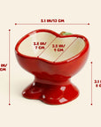9oz Apple Bliss Elevated Cat Bowl