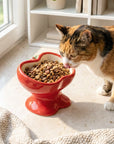 9oz Apple Bliss Elevated Cat Bowl