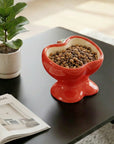 9oz Apple Bliss Elevated Cat Bowl