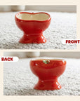 9oz Apple Bliss Elevated Cat Bowl