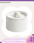50oz Cloud Cat Water Fountain: Enhanced Filtering for Refreshing Hydration