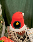 Christmas Santa Hat Cat Bed