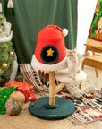 Santa Hat Cat Tree