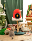 Santa Hat Cat Tree