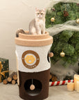 Coffee Cup Cat Tree