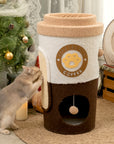 Coffee Cup Cat Tree