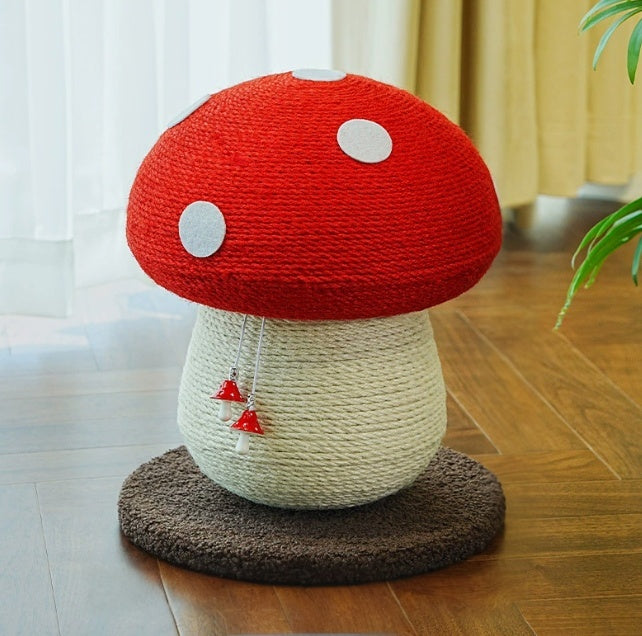 Mushroom Cat Scratcher