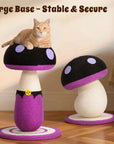 Purple Poison Mushroom Cat Scratcher