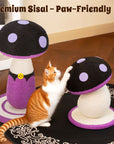 Purple Poison Mushroom Cat Scratcher